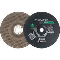 Aluminium Depressed Centre Grinding Wheels, 9" x 1/4", 7/8" Arbor, Type 27 Equipment World