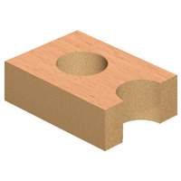 Forets pour trou de passage &agrave; pointes au carbure, Diam&egrave;tre de 2/5" Equipment World