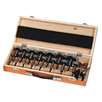 Bormax Forstner Bit Kits in a Wooden Box, 16 Pieces, High Carbon Steel Equipment World