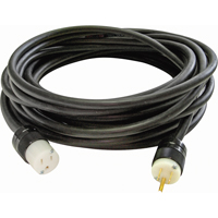 Heavy-Duty Neoprene Extension Cords, Indoor/Outdoor, SOOW, 12/3 AWG, 15 A, 25' Equipment World