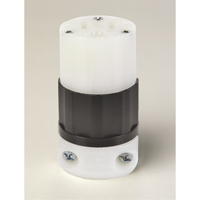 Grounding Straight Blade Connector, 5-15R, Nylon Equipment World