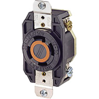 Single Flush 3-Pole 4-Wire Grounding Receptacle Equipment World