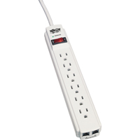 Protect-It Surge Suppressors, 6 Outlets, 720 J, 1800 W, 4' Cord XB262 | Equipment World