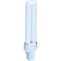 Tubes fluorescents compacts - Universel, S (T4), 13 W, 2700 K, Base GX23, 10 000 h Equipment World