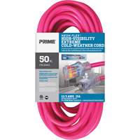 Neon Flex&reg; High Visibility Extension Cord, Outdoor, SJTW, 12/3 AWG, 15 A, 50' Equipment World