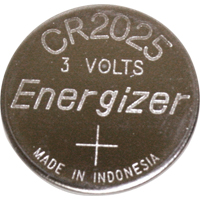 CR2025 - Lithium Batteries, 3 V Equipment World