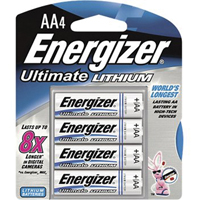 Batteries au lithium, AA, 1,5 V Equipment World
