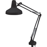 LAMPES DE TRAVAIL COMBIN&eacute;ES ROBUSTES, 22/60 W, Fluorescent/Incandescente, Col 45", Noir Equipment World