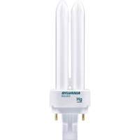 Lampe fluorescente compacte &agrave; tube double Dulux D/E, D (T4), 13 W, 4100 K, Base G24Q-1, 20 000 h Equipment World
