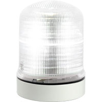 Streamline&reg; Modular Multifunctional LED Beacons, Continuous/Flashing/Rotating, Clear Equipment World