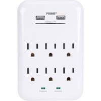 Prime&reg; USB Charger with Surge Protector Equipment World
