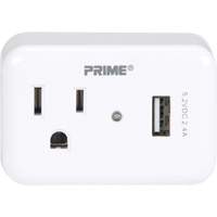 Prime&reg; USB Charger with Surge Protector Equipment World