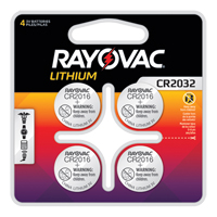 CR2032 Lithium Coin Cell Batteries, 3 V XG858 | Equipment World