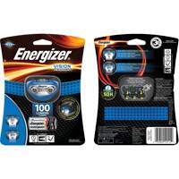 Vision Headlamp, LED, 100 Lumens, 10 Hrs. Run Time, AAA Batteries Equipment World