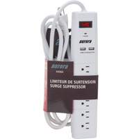 USB Charging Surge Protector, 6 Outlets, 1200 J, 1875 W, 6' Cord Equipment World
