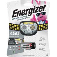 Vision Ultra Industrial Headlamp, LED, 450 Lumens, 2 Hrs. Run Time, AAA Batteries Equipment World