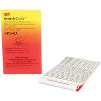 ScotchCode™ Pre-Printed Wire Marker Book XH305 | Equipment World