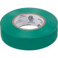Electrical Tape, 19 mm (3/4") x 18 M (60'), Green, 7 mils Equipment World