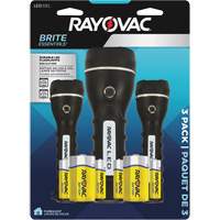 Brite Essentials™ Flashlight Pack, LED, 40/26 Lumens, D/AA Batteries XH632 | Equipment World