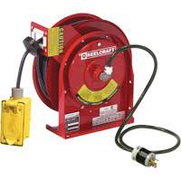 Power Cord Reel, 45', SJEOOW, 12 Gauge, 20 A Equipment World