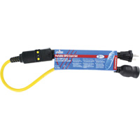 Inline GCFI Extension Cord & Connector, 120 V, 20 Amps, 3' Cord XI233 | Equipment World