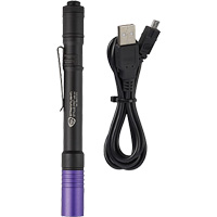 Lampe stylo UV avec port de recharge micro USB Stylus Pro, DEL, Corps en Aluminium, piles Rechargeable, Compris Equipment World
