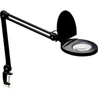 Adjustable Magnifier Lamp, 3 Diopter, LED Light, 47" Arm, C-Clamp, Black XI490 | Equipment World