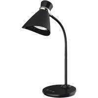 Desk Lamp, 6 W, LED, 16" Neck, Black Equipment World