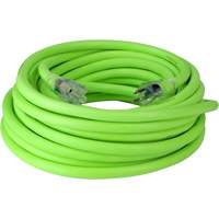 Flexzilla&reg; Pro Industrial Extension Cord, All-Weather, SJTW, 10/3 AWG, 15 A, 50' Equipment World