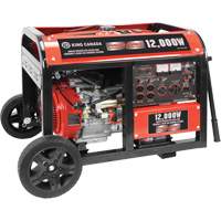 Electric Start Gas Generator with Wheel Kit, 12000 W Surge, 9000 W Rated, 120 V/240 V, 31 L Tank XI538 | Equipment World