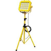 Explosion Proof Floodlight with Tripod, LED, 40 W, 5600 Lumens, Aluminum Housing Equipment World