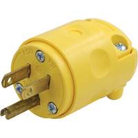 Replacement Plug, PVC, 15 A, 125 V XJ241 | Equipment World
