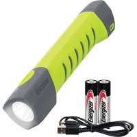 Small Pro Series Hybrid Handheld Flashlight, LED, 500 Lumens, Rechargeable/AA Batteries Equipment World