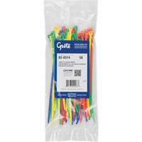 Nylon Cable Ties, 8" Long, 50 lbs. Tensile Strength Equipment World