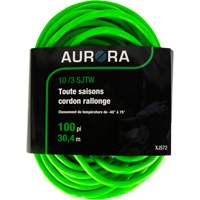 Industrial Extension Cord, All-Weather, SJTW, 10/3 AWG, 15 A, 100' Equipment World