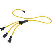 Adaptateur d'alimentation de style W, Ext&eacute;rieur, STOW, AWG 12/3, 15 A, 3 prise(s), 2' Equipment World