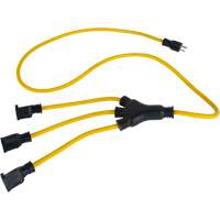 Adaptateur d'alimentation de style W, Ext&eacute;rieur, STOW, AWG 12/3, 15 A, 3 prise(s), 2' Equipment World