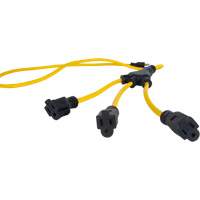 Adaptateur d'alimentation de style W, Ext&eacute;rieur, STOW, AWG 12/3, 15 A, 3 prise(s), 2' Equipment World