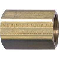 Pipe Coupling, Brass, 3/8" Equipment World