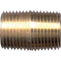Close Nipple, Brass, 3/4", NPT Equipment World