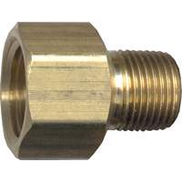 Pipe Adapter, FPT x NPT, 1/4" x 1/8" Dia., Brass Equipment World