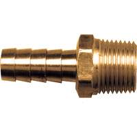 Male Hose Connector, Brass, 3/4" x 3/4" QF083 | Equipment World