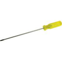 Tournevis &agrave; fente pour &eacute;lectricien, Tige de 3/16", Ronde, 11-1/2" lo, Prise en Plastique Equipment World