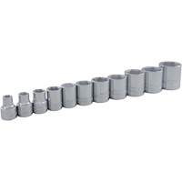 Jeu de douilles SAE, 11 Mcx, Prise de 3/8" Equipment World