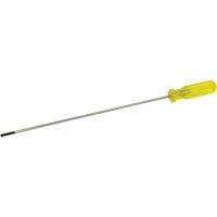 Tournevis &agrave; fente d'&eacute;lectricien, Tige de 3/16", Ronde, 15-1/2" lo, Prise en Plastique Equipment World