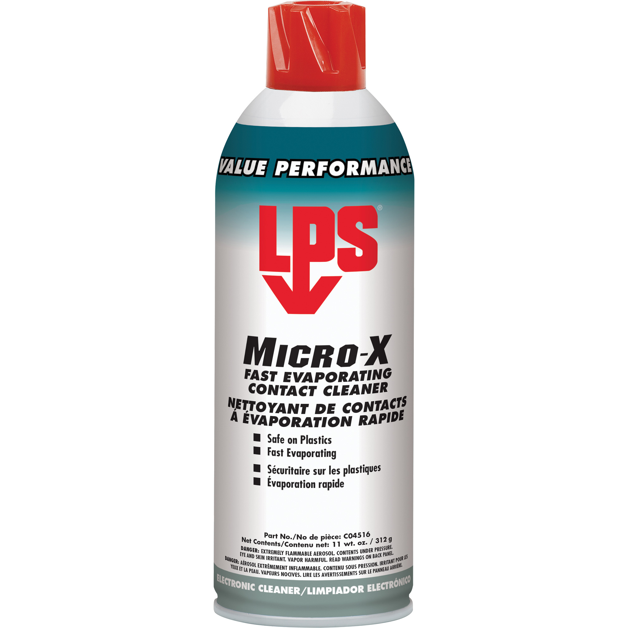 LPS Nettoyant pour contacts à évaporation rapide MicroX,
