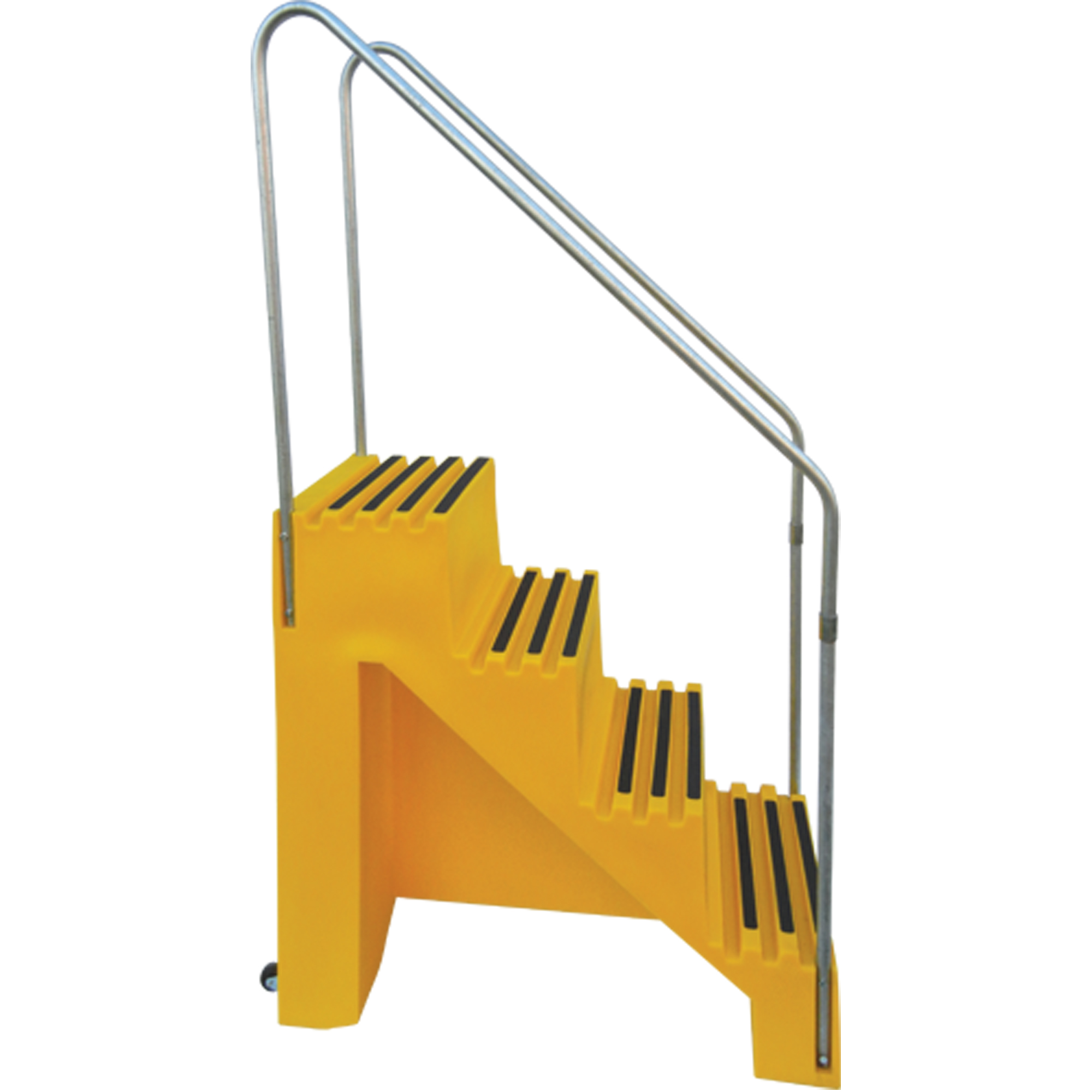 Diversified Plastics Inc. Industrial Step Stool, 4 Steps, 43" x 221/2" x 66" High Equipment World