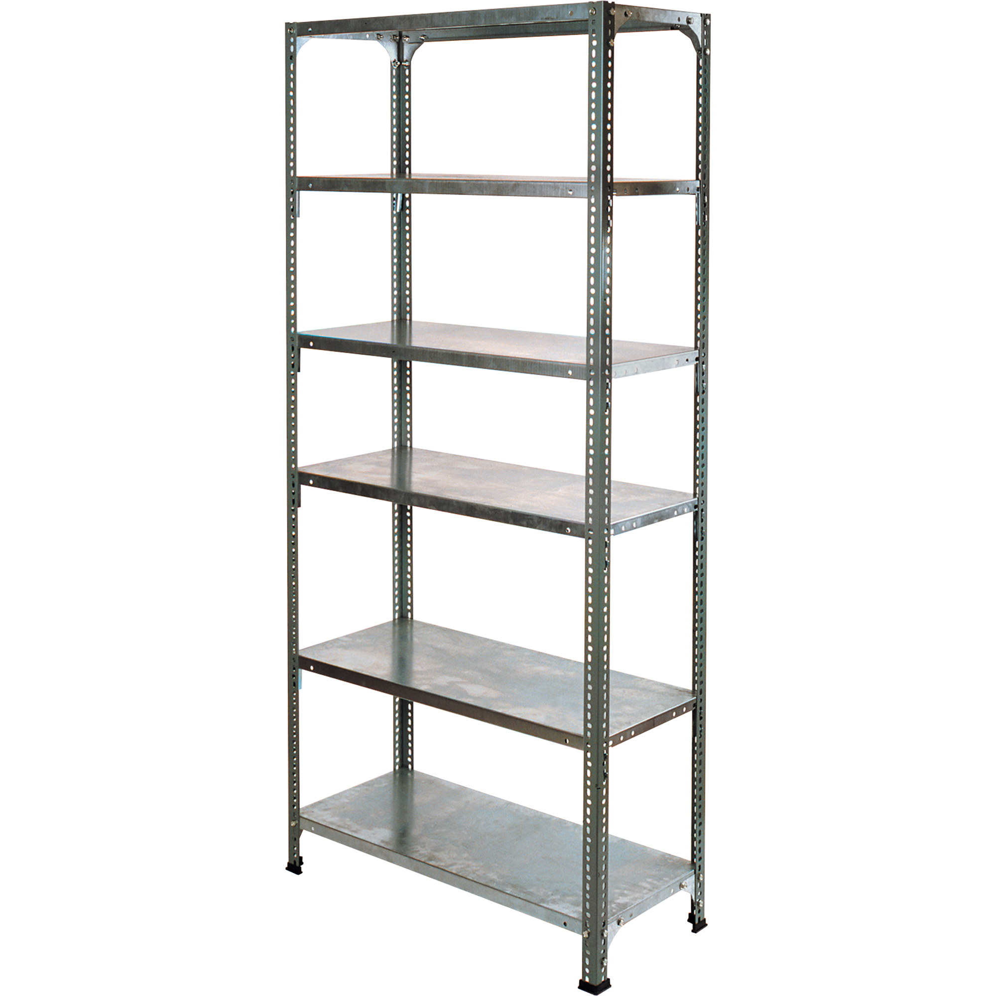 Shelving Unit, Steel, Boltless, 350 lbs. Capacity, 48" W x 84" H x 18