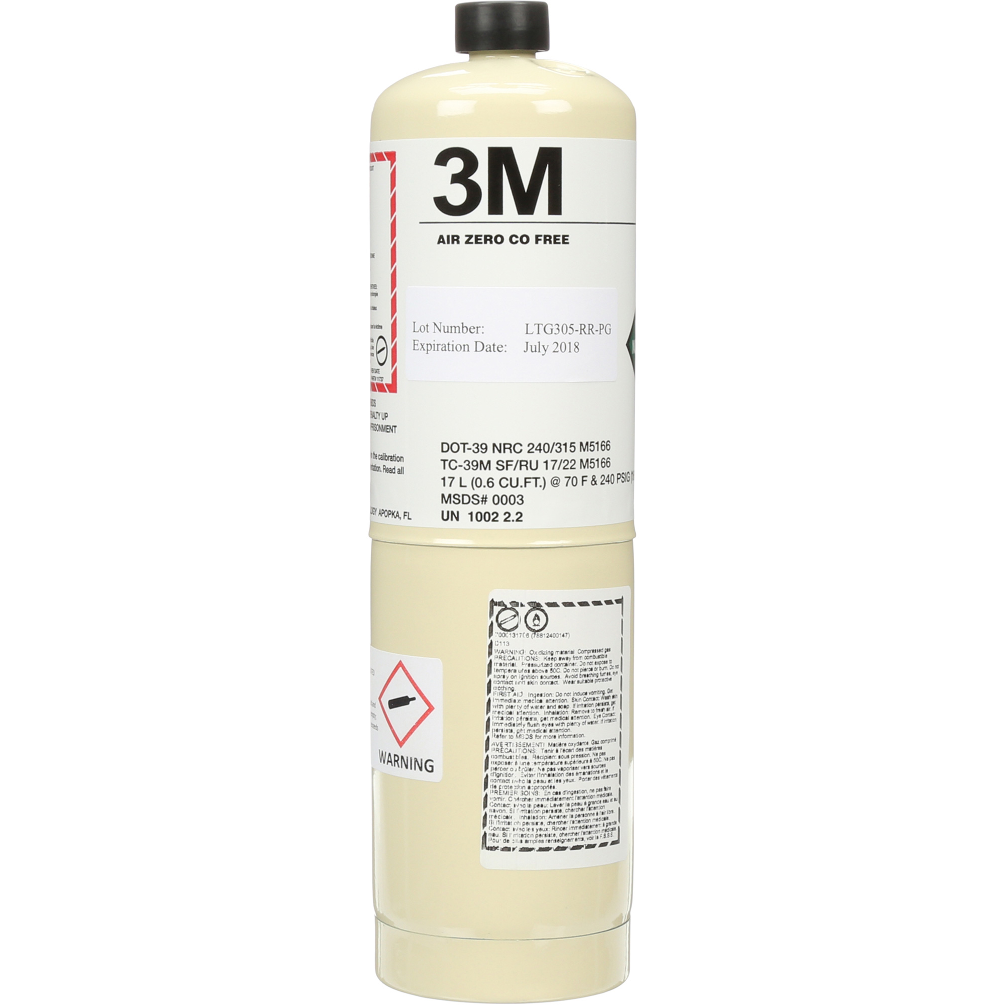 3M 3M Zero Gas Cylinder Equipment World