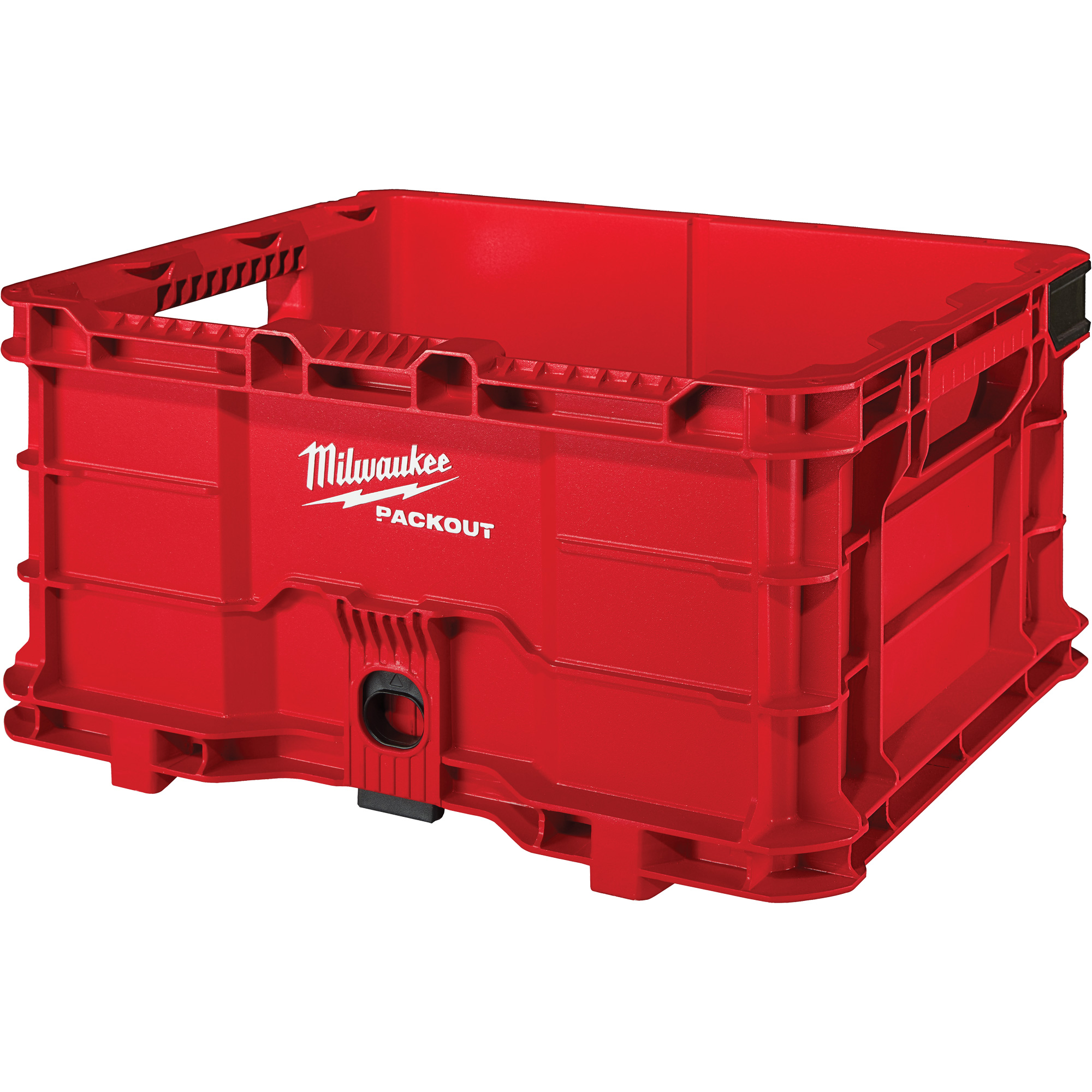 MILWAUKEE Packout Crate, 18.6" W x 15.4" D x 9.9" H, Red Equipment World